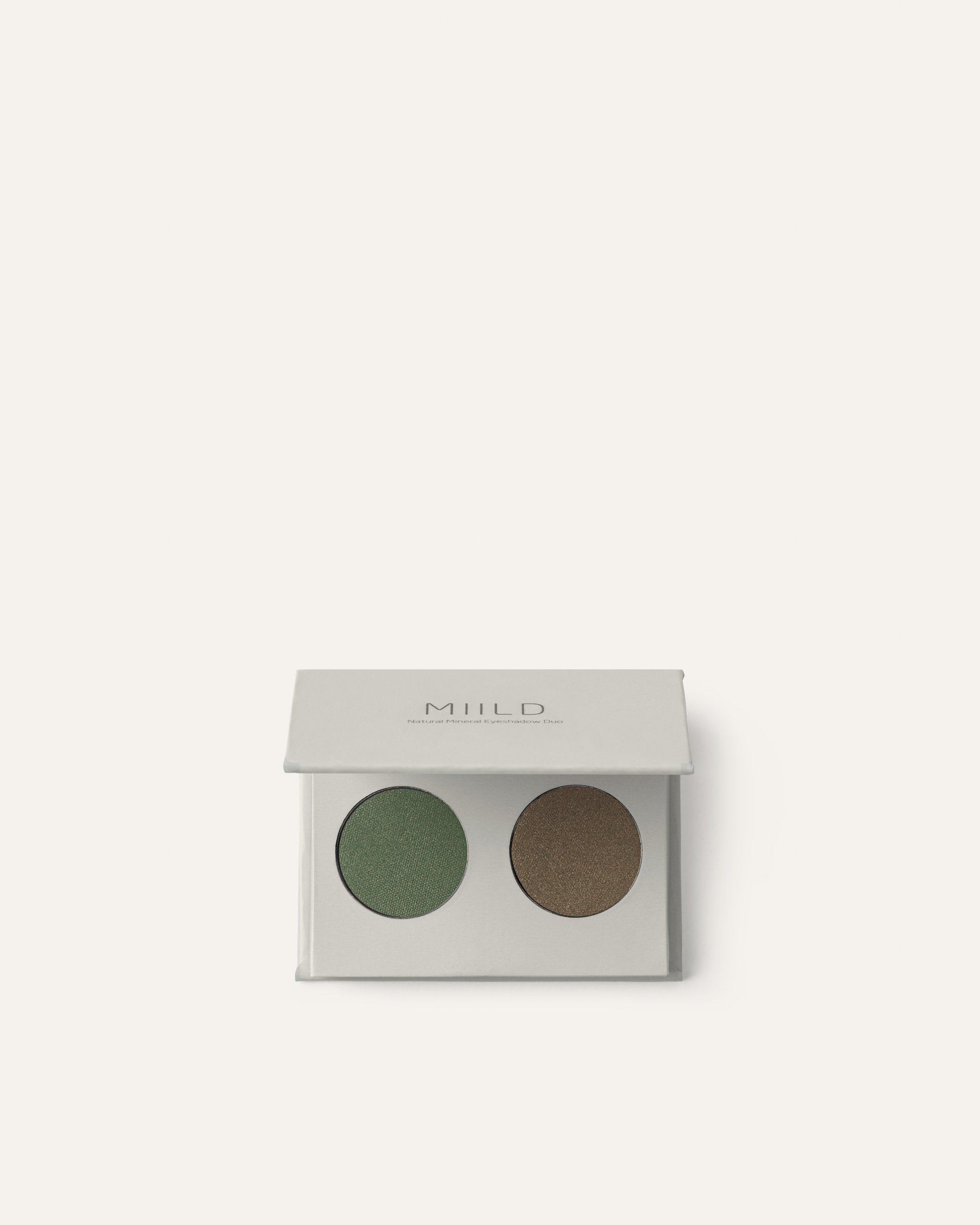 Natural Mineral Eyeshadow Duo 03 Green Moss